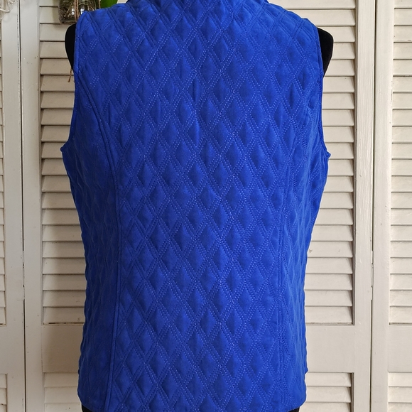 Nomadic Traders Royal Blue Quilted Vest - Picture 4 of 11